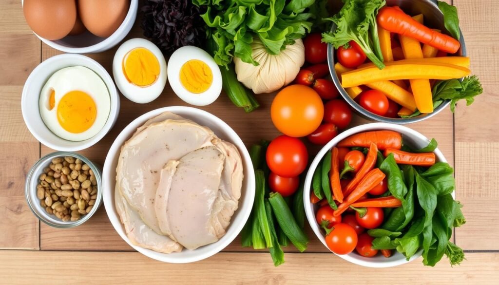 Makanan tinggi protein dan nutrisi untuk mendukung program latihan lower body